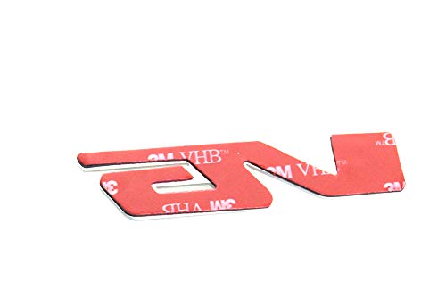 Image of 1pcs V6 Emblem 3D Badge Truck Nameplate Sticker Decal Letter Logo Replacement for 17-21 V6 (Silver Red)