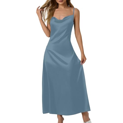 Robe de soirée en satin plissé long vêtement chic de cérémonie femme
