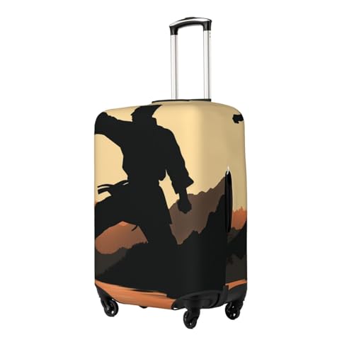 Travel Luggage Cover Anti-Scratch Suitcase Cover Protector Elastic Thicken Luggage Protector Washable Baggage Covers Karate Suitcase Sleeve Fit 18-32 Inch Luggage X-Large2