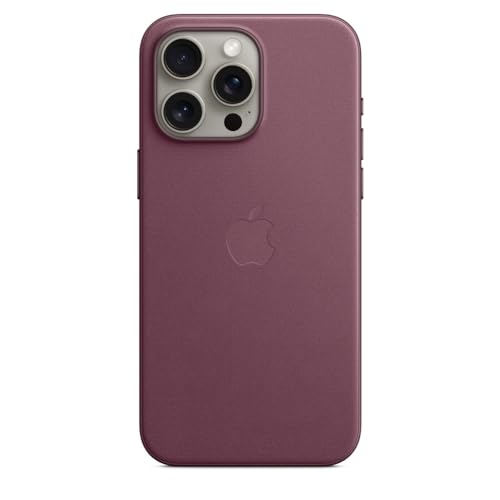 Apple iPhone 15 Pro Max Feingewebe Case mit MagSafe Mulberry