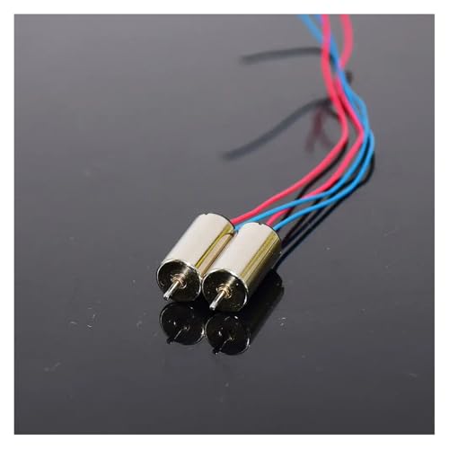 TSIOHKBS 2PC 8mm*16mm 0816 Coreless Electronic Starter 50000RPM High Speed DC Electronic Starter 3V 3.7V Shaft 5mm Long