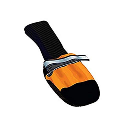 Muttluks Fleece Lined Dog Boots, Itty Bitty up to 1.5 inches, Orange, Set of 4