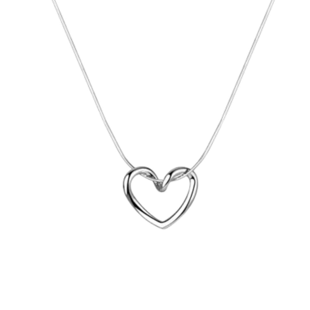 Pendant For Women Silver Heart Shape Stainless Steel Pendant for Women Gift For Girls, Girlfriend & Wife-image-42