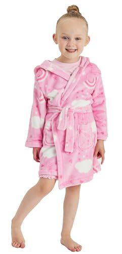 Albornoz de Peppa Pig para niñas, color rosa, Peppa Pig - Rosa y blanco, 2-3 Años