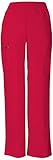 Dickies Women's EDS Signature Scrubs Missy Fit Pull-On Cargo Pant, Red, X-Large