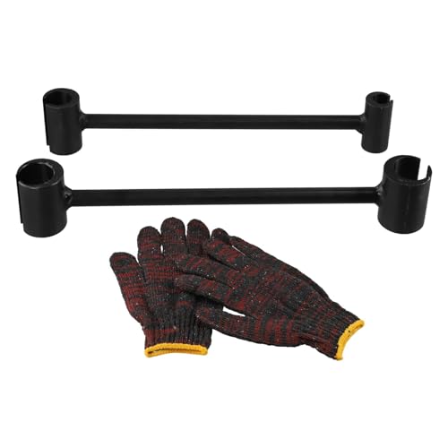 Helilyco Ajustable para bisagra de puerta, bisagras de bandera (8C25 mm), construcción de acero, incluye juego de 3 piezas con guantes, puertas cortafuego y puertas de sala limpia