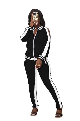 Image of TOPONSKY Womens 2 Piece Sports Outfit Tracksuit Shirt Shorts Jogger Bodycon Sets