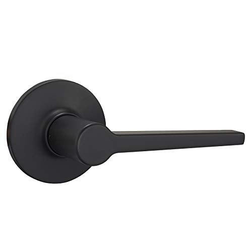 Amazon Basics TLM4982 Manchester Passage Door Lever, Matte Black thumb #1