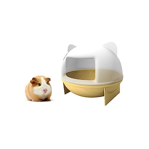 BESPORTBLE 小動物用トイレ うさぎ ペット ブリーダーの選択 ねずみ ウサギのおもちゃ ハウス 豚 人間サイズの犬用ベッド 動物小屋 フリース ゴミ チンチラバスルーム Yellow