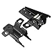 CADUFUELLY 2Pcs Black Universal Motorcycle Foot Pegs, Aluminum Bike Footpegs Folding Pedal, Foldable Foot Rest Pedal for Mini Bike ATV UTV Go Karts