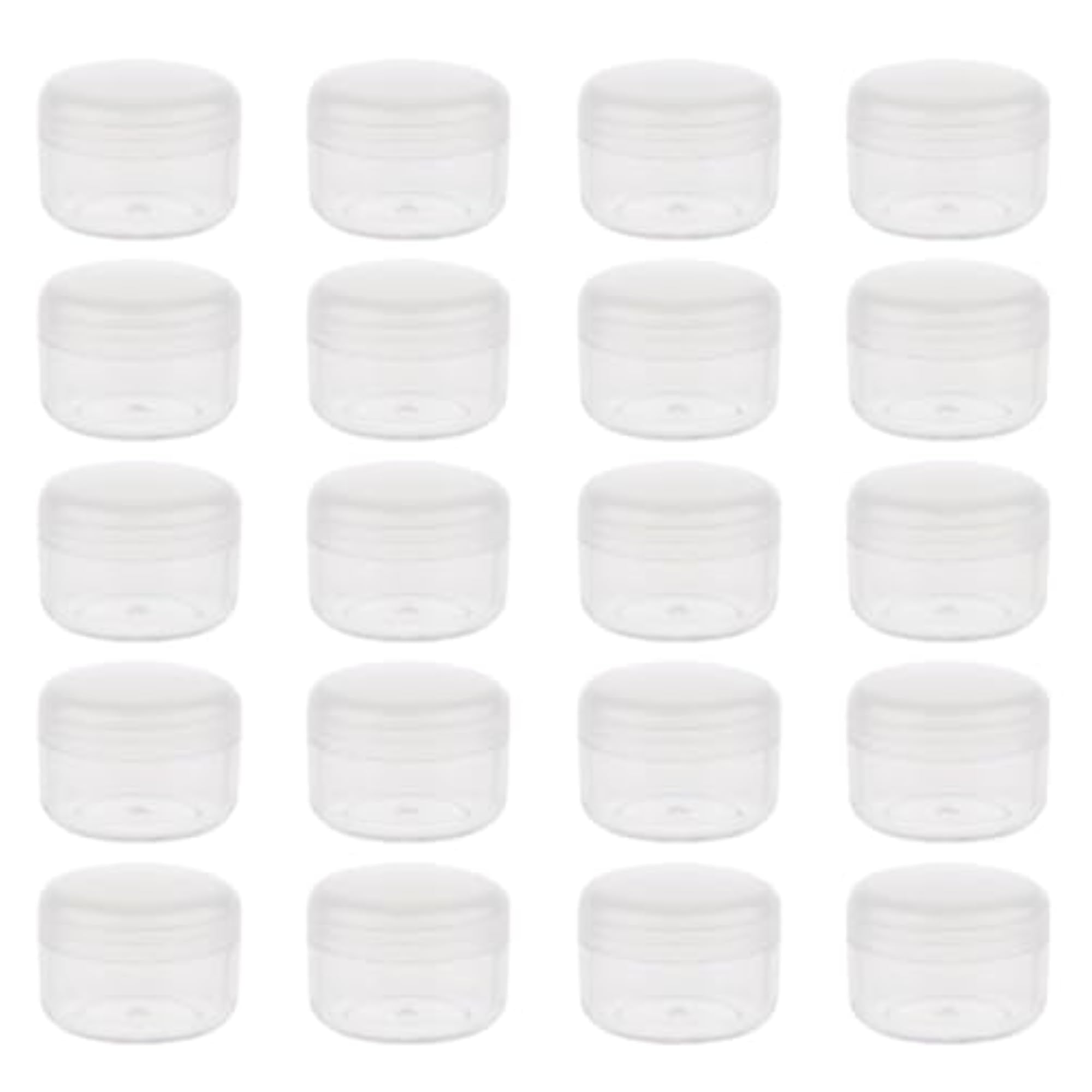 Small ABSCosmetic Cream Jars Pots Empty Cosmetic Containers with Lids, 5g, 3 Pieces