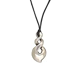 zinn pewter cup Länge ca. 3 cm Kiwi Anhänger Maori Aoraki Infinity Loop von Neuseeland aus Zinn (Pewter) von Hand Gegossen