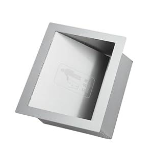 CWCQGH Edelstahl Mülleimerdeckel 23cm