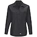 Red Kap Women's Long Sleeve Mimix Work Shirt, Black, Medium