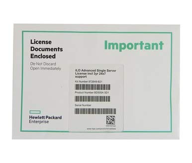 HPE iLO Advanced Single Server License Incl 3yr 24x7 Support