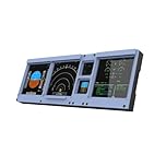 ToysWeltX D106 A32X/A35X/A38X PFD-ND-ECAM-E/WD Écran 4 en 1 pour MSFS 2020/2024 - Panneau de cockpit domestique