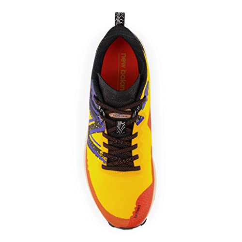 New Balance New Balance Men's FuelCell Summit Unknown V3 Running Shoe, Sunflower/Black/Infinity Blue, 7 Wide