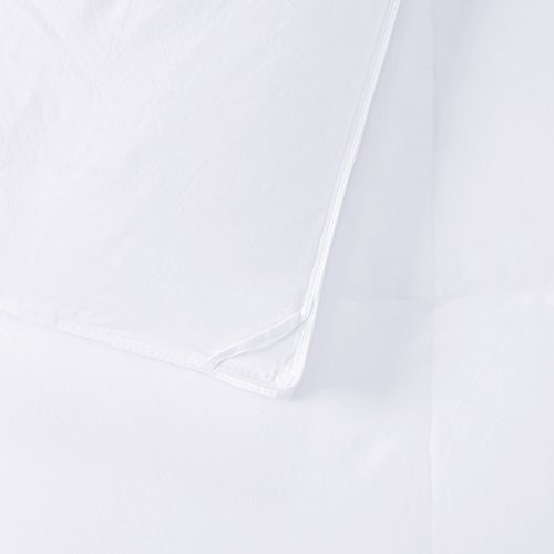 Sleep Philosophy True North 3M Scotchgard 300Tc Quilted Down Comforter Cotton Sateen Cover Downproof, Feather Blend Duvet Insert Modern Luxe All Season Bed Set, Twin, White Maxi Warm (Tn10-0058) #TOP3