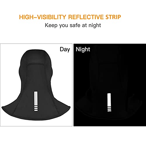 Jiangtao Máscara de clima frio à prova de vento térmica inverno pescoço aquecedor cachecol para cicl