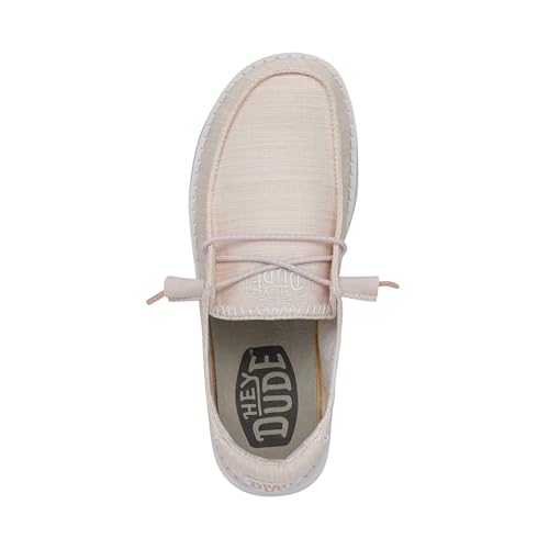 Image of HEYDUDE Wendy Star Loafers for Little, and Big Kid - Textile Upper with Lace Detailing, Removable Insole, Chic and Nice