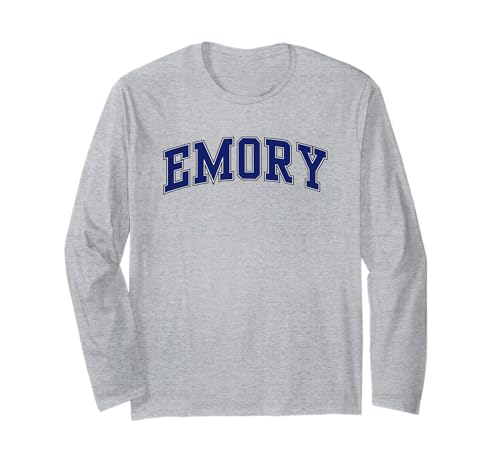 Emory Eagles Arch Over Officially Licensed Long Sleeve T-Shirt