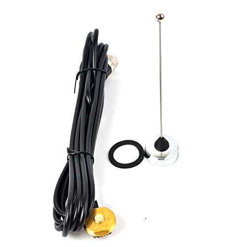 HYS TCJ-N1 UHF NMO 400-470 Mhz Antenna with 13 ft RG58 Coax Cable NMO to UHF PL259 Connector for Yaesu Kenwood HYT Vertex Icom Mobile Radios - Thumbnail 6