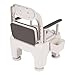 Bedside Commode, Portable Toilet for Adults, Height Adjustable Safety Commode Toilet for Elderly and Disabled, Commode Chair, 661lbs Heavy Duty Adult Potty Chair with Armrests and Tissue Box