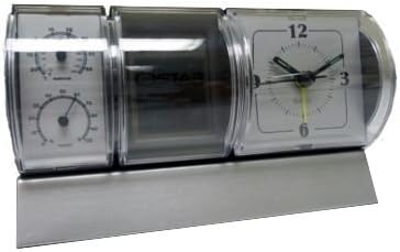 4 In 1 Digital Analogue Multifunctional Alarm Clock with Thermometer, Hydrometer, Timer and Date