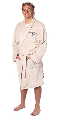 CultureFly Schitt's Creek Gift Rose Apothecary Plush Fleece Luxury Bathrobe Robe2
