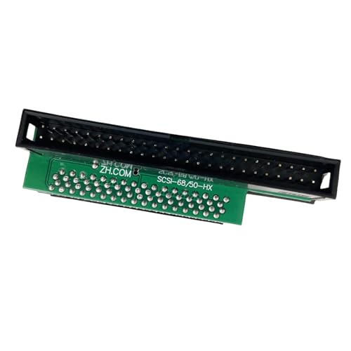 FAZXFAZ Adattatore convertitore per disco rigido SCSI da 68 pin a 50 pin maschio a 50 pin maschio a 50 pin maschio SCSI-68/50-HX