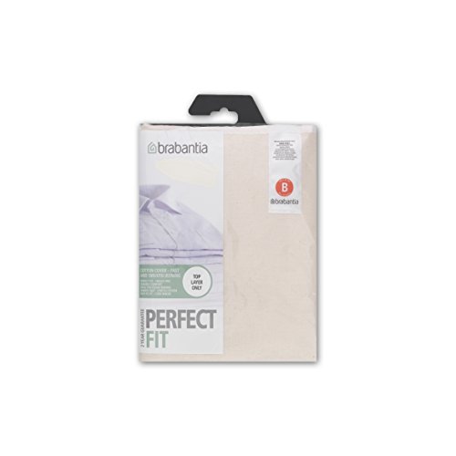 Image of Brabantia 175824 Ironing Board Cover 49 x 15 Inch with Foam Insert (Size B, Standard) - Ecru