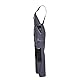 Planam 2133054 Canvas 320 Latzhose, Grau/Schwarz, Größe 54