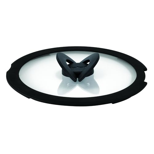 Tefal Ingenio Couvercle en Verre 24cm, Rangement Facile, Gain de Place, Poignées Pliables,...