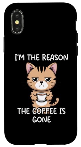 I'm The Reason The Coffee Is Gone �X�}�z�P�[�X iPhone X/XS �p