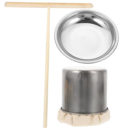 GRIRIW 2-piece Pancake Crepe Spreaders Set Crepe Maker Pan Oil Brush Scraper Professional Tool Kitchen Pancake Spreader