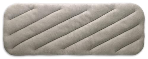 Bouillotte micro-ondes nuque et dos, coussin chauffant graines de blé XXL 8 compartiments - 6