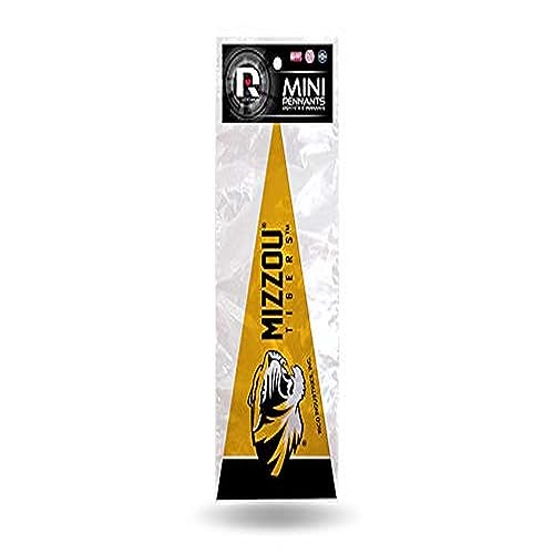 Image of Rico Industries NCAA Mini Pennant Set 4 inch x 9 inch Felt Mini Pennant Team Set (Includes 8 Pieces)