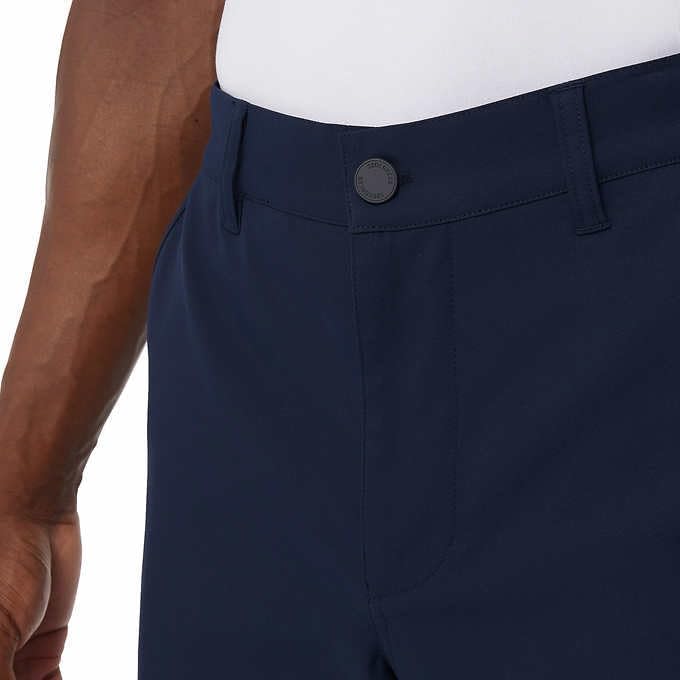 32 Degrees Men’s Twill Tech Pant with Front Hand Pockets and Zipper Closure Back Pockets | Blue, 40x30 - Image 5