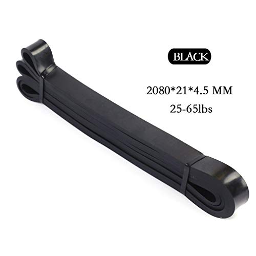 JIAJIA - Banda elástica para Fitness, Banda de Resistencia para musculación Pilates Squat, Deporte, Crossfit, rehabilitación física y motora, 2080x4,5x6,4MM