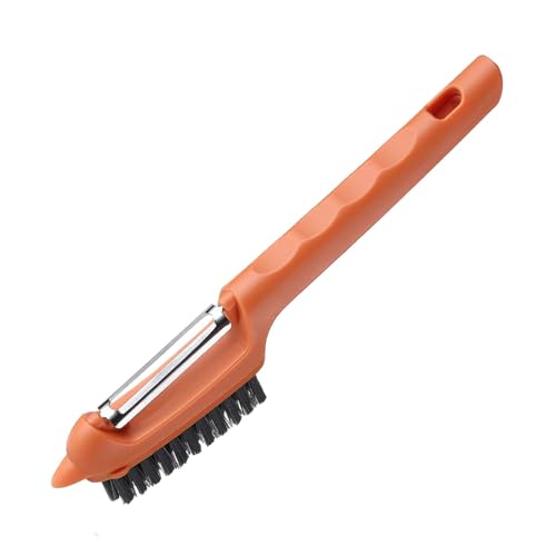 Depurador de cepillo vegetal para alimentos, depurador de patatas | Pelador de alimentos Cepillo flexible para patatas Cepillo depurador de patatas | Cepillo exfoliante de verduras desmontable para ma