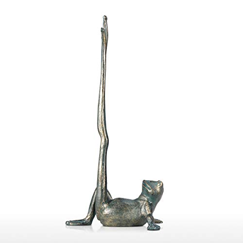 Frog Paper Towel Holder Animal Toilet Paper Roll Holder Antique Cast Iron Organizer Cast Iron Paper Towel Stand - Image 8