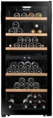 LA SOMMELIERE Cave de mise à température double zone LS102DZBLACK...