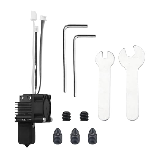 X1 Carbon,X1 X1C Hotend Kit for Bambu lab X1 Series 3D Printer, with Fan, hot end,Thermistor, Ceramic Heater, 0.2/0.4/0.
