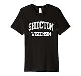 Shiocton Wisconsin WI Vintage Athletic Sports Design Premium T-Shirt