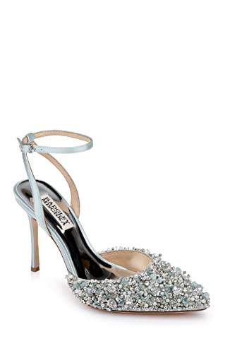 Badgley Mischka Nicolitie Crystal & Pearl Covered Stiletto