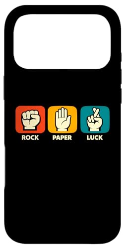 Rock Paper Luck Funny �|�W�e�B�u�o�C�u �C���X�s���[�V���� ���b�L�[ �X�}�z�P�[�X iPhone 17 Pro Max �p