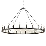 ✅ Compatible avec les plafonds inclinés – Compatible avec les plafonds voûtés et inclinés – Comprend un adaptateur robuste for plafond incliné, idéal for les hauts plafonds, les pièces voûtées ou les combles. Que votre maison soit dotée d'un plafond plat traditionnel ou d'un plafond incliné spectaculaire, ce lustre se fixe solidement et offre un rendu exceptionnel.