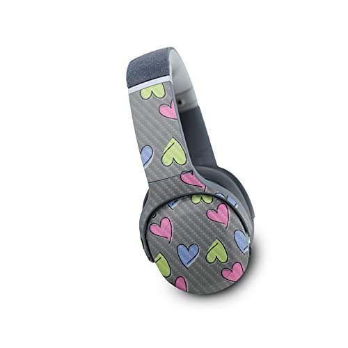 Image of MightySkins Carbon Fiber Skin Compatible with Skullcandy Crusher Evo Wireless - Girly | Protective, Durable Textured Carbon Fiber Finish | Easy to Apply | Made in The USA