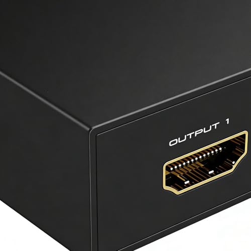 Diviseur Vidéo Double Écran Solution Miroir pour Grand Espace TV PC
