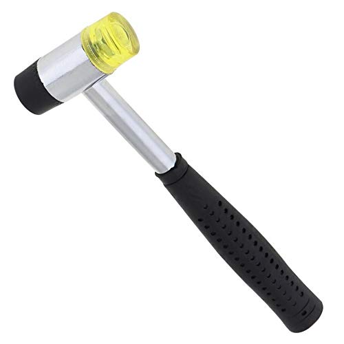 uptodateproducts High Quality 25mm Rubber Double Faced Work Glazing Window Beads Hammer Nylon Head Mallet Tool 4